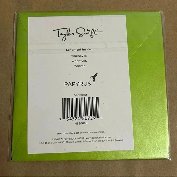 Taylor Swift Greeting Card - Picture 2 of 2